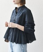 【シップス フォー ウィメン/SHIPS】のSHIPS any 洗濯機可能 フラワー モチーフ ペプラム ギャザー シャツ ブラウス ブラック|ID: prp329100004397774 ipo3291000000031694405