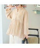 【フリークスストア/FREAK'S STORE】のシアー ボイル フロントボタン ギャザー ブラウス【限定展開】 25SS ベージュ|ID: prp329100004398351 ipo3291000000033569800
