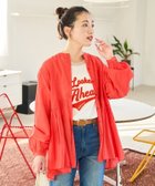 【フリークスストア/FREAK'S STORE】のシアー ボイル フロントボタン ギャザー ブラウス【限定展開】 25SS レッド|ID: prp329100004398351 ipo3291000000033569802