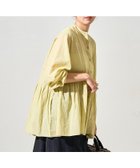 【フリークスストア/FREAK'S STORE】のシアー ボイル フロントボタン ギャザー ブラウス【限定展開】 25SS ブルーグリーン|ID: prp329100004398351 ipo3291000000033569804