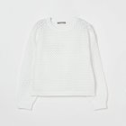 【エリオポール/heliopole】のEYELET CREW NECK 人気、トレンドファッション・服の通販 founy(ファニー) ファッション Fashion レディースファッション WOMEN アイレット Eyelet thumbnail ホワイト|ID: prp329100004398609 ipo3291000000030744895