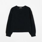 【エリオポール/heliopole】のEYELET CREW NECK 人気、トレンドファッション・服の通販 founy(ファニー) ファッション Fashion レディースファッション WOMEN アイレット Eyelet thumbnail ブラック|ID: prp329100004398609 ipo3291000000030744898