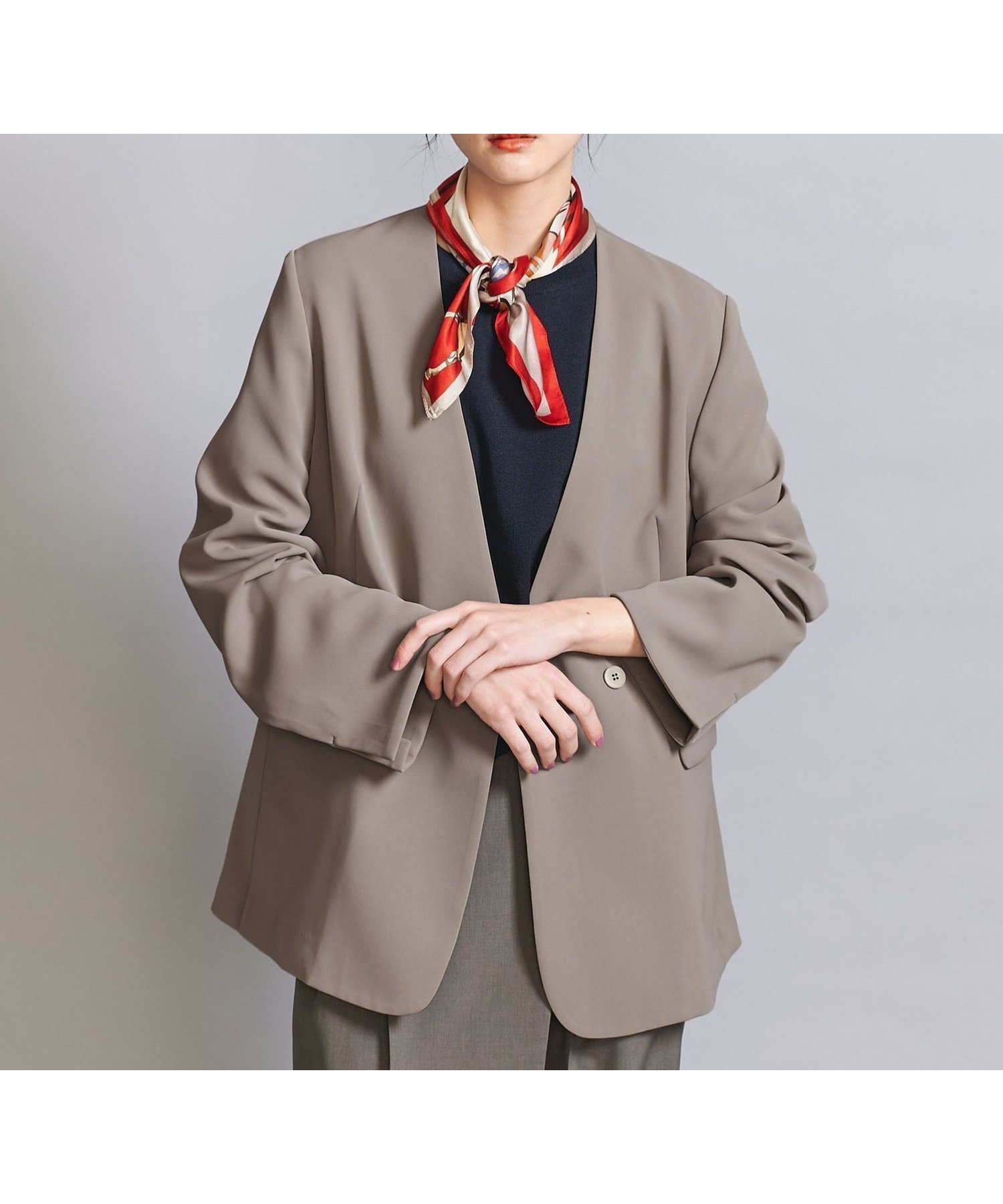 【ビューティ&ユース ユナイテッドアローズ/BEAUTY&YOUTH / UNITED ARROWS】の【WEB限定 Wardrobe DAILY MINIMAL】ダブルクロス カラーレスジャケット -ウォッシャブル- インテリア・キッズ・メンズ・レディースファッション・服の通販 founy(ファニー) 　ファッション　Fashion　レディースファッション　WOMEN　アウター　Coat Outerwear　ジャケット　Jackets　ウォッシャブル　Washable　オケージョン　Occasion　シンプル　Simple　ジャケット　Jacket　セットアップ　Set Up　ダブル　Double　定番　Standard　ミックス　Mix　おすすめ　Recommend　エレガント 上品　Elegant　セレモニー　Ceremony　ビジネス 仕事 通勤　Business　MOCA|ID: prp329100004398752 ipo3291000000030857607