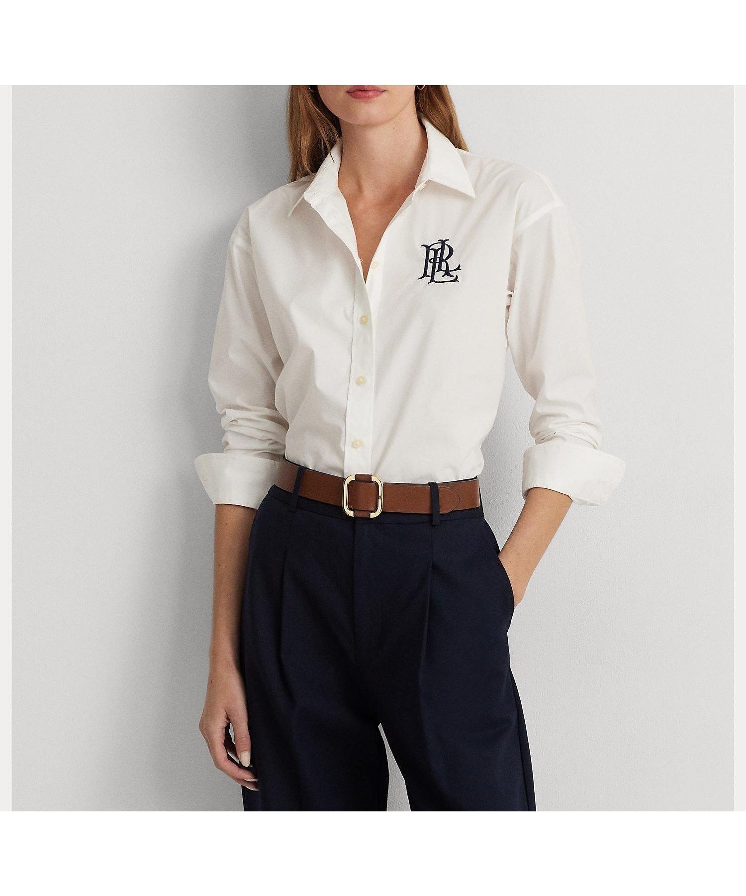 【ラルフローレン/RALPH LAUREN】のリラックスド フィット ストレッチ コットン シャツ インテリア・キッズ・メンズ・レディースファッション・服の通販 founy(ファニー) 　ファッション　Fashion　レディースファッション　WOMEN　トップス・カットソー　Tops/Tshirt　シャツ/ブラウス　Shirts/Blouses　カフス　Cuffs　クラシック　Classic　ショルダー　Shoulder　ストレッチ　Stretch　スリム　Slim　ドロップ　Drop　定番　Standard　長袖　Long Sleeve　フィット　Fit　ヨーク　Yoke　ラウンド　Round　リラックス　Relax　100ホワイト|ID: prp329100004398802 ipo3291000000032218539