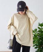 【チャオパニックティピー/CIAOPANIC TYPY】のシアースラブワンポイント刺繍オーバーTee イエロー|ID: prp329100004398827 ipo3291000000032680540