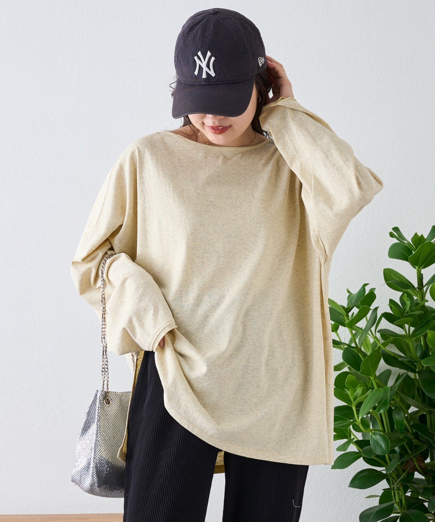 【チャオパニックティピー/CIAOPANIC TYPY】のシアースラブワンポイント刺繍オーバーTee インテリア・キッズ・メンズ・レディースファッション・服の通販 founy(ファニー) 　ファッション　Fashion　レディースファッション　Ladies' Fashion Online　ショルダー　Shoulder　シンプル　Simple　ストライプ　Stripe　デニム　Denim　ドロップ　Drop　定番　Standard　おすすめ　Recommend　イエロー|ID: prp329100004398827 ipo3291000000032680540