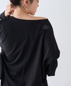【チャオパニックティピー/CIAOPANIC TYPY】のシアースラブワンポイント刺繍オーバーTee ブラック|ID: prp329100004398827 ipo3291000000032680550