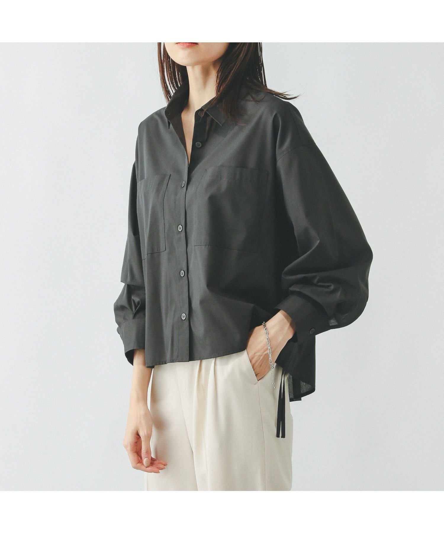 【グローバルワーク/GLOBAL WORK】のイージーケアドロストシャツ/147545 インテリア・キッズ・メンズ・レディースファッション・服の通販 founy(ファニー) 　ファッション　Fashion　レディースファッション　Fashion for Women　トップス・カットソー　Cut & Sew Tops　シャツ・ブラウス・オフィスカジュアル　Elegant Blouses & Button-Ups　デニム　Denim, Jeans Material　トレンド　Trend, Trending Now　ベーシック　Basic, Essential　ボトム　Bottoms, Lower Wear　チャコール19|ID: prp329100004399352 ipo3291000000033292321