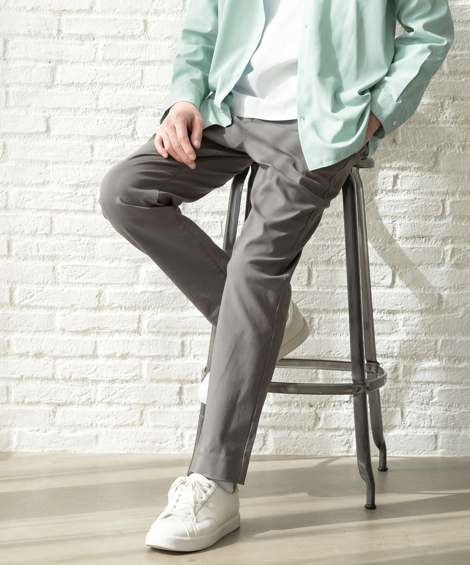 【グローバルワーク/GLOBAL WORK / MEN】のスゴラクストレッチスリムパンツ/975726 インテリア・キッズ・メンズ・レディースファッション・服の通販 founy(ファニー) 　ファッション　Fashion　メンズファッション　MEN　ボトムス　Bottoms/Men　クッション　Cushion　ジャケット　Jacket　ストレッチ　Stretch　スラックス　Slacks　スリム　Slim　フィット　Fit　グレー15|ID: prp329100004399445 ipo3291000000032072347