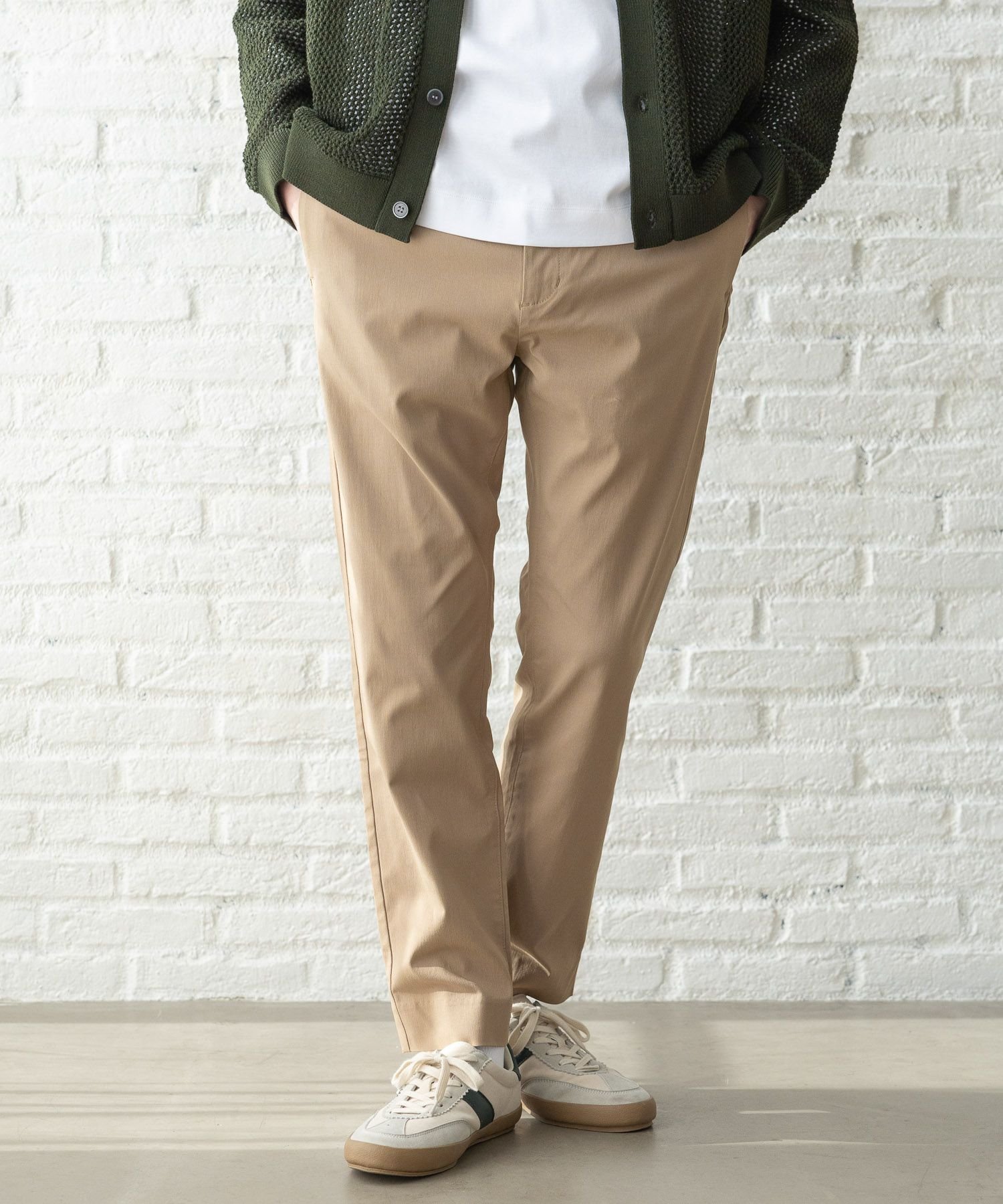 【グローバルワーク/GLOBAL WORK / MEN】のスゴラクストレッチスリムパンツ/975726 インテリア・キッズ・メンズ・レディースファッション・服の通販 founy(ファニー) 　ファッション　Fashion　メンズファッション　MEN　ボトムス　Bottoms/Men　クッション　Cushion　ジャケット　Jacket　ストレッチ　Stretch　スラックス　Slacks　スリム　Slim　フィット　Fit　ベージュ53|ID: prp329100004399445 ipo3291000000032072349