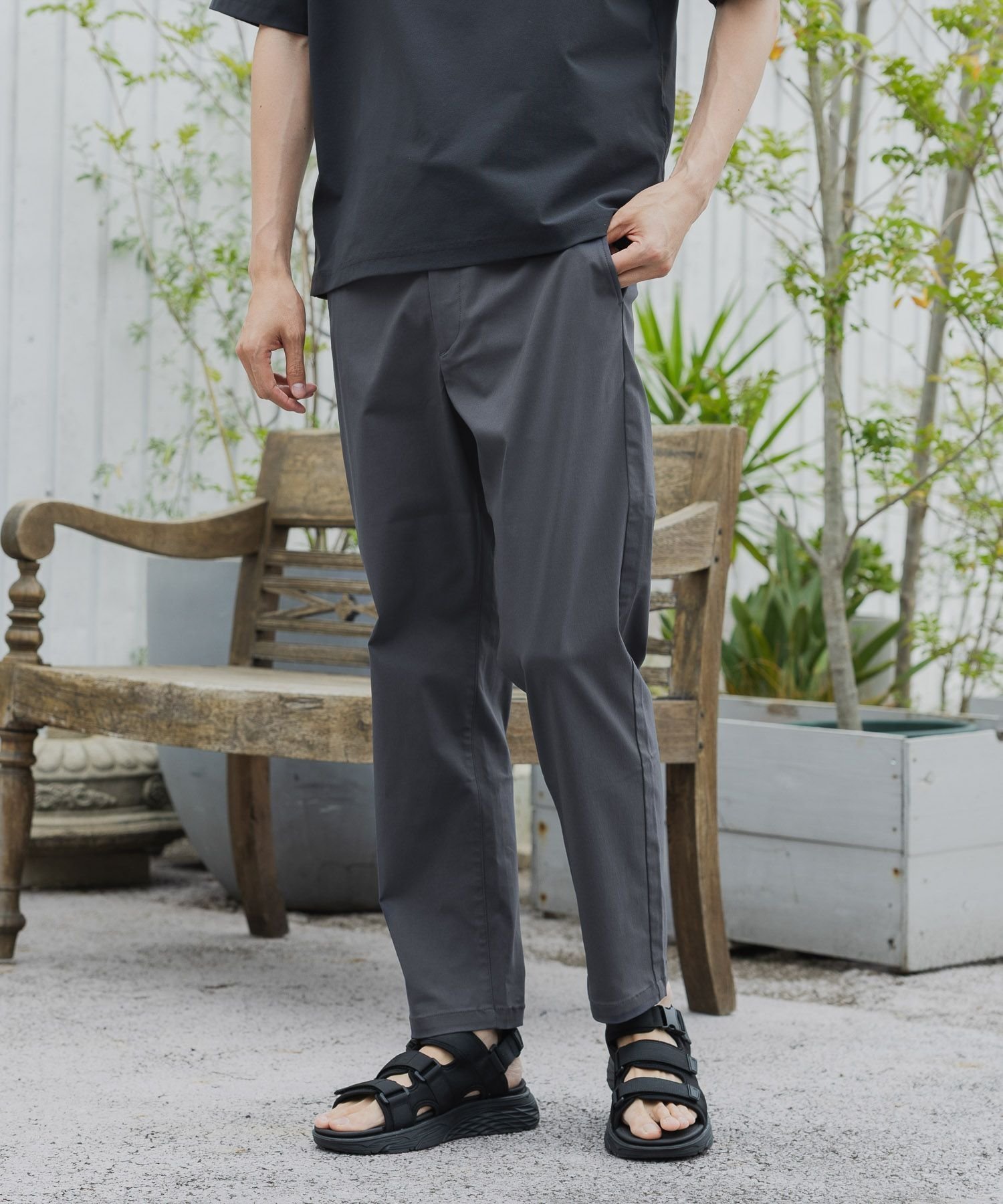 【グローバルワーク/GLOBAL WORK / MEN】のスゴラクストレッチスリムパンツ/975726 インテリア・キッズ・メンズ・レディースファッション・服の通販 founy(ファニー) 　ファッション　Fashion　メンズファッション　Fashion for Men　ボトムス　Bottoms　クッション　Cushion, Throw Pillow　ジャケット　Jacket, Outerwear　ストレッチ　Stretch, Stretchy Fabric　スラックス　Slacks, Dress Pants　スリム　Slim, Slim Fit　フィット　Fit, Slim Fit　チャコール18|ID: prp329100004399445 ipo3291000000033031649