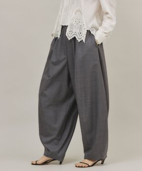 【カレンソロジー/Curensology】のウールトロドロストパンツ 人気、トレンドファッション・服の通販 founy(ファニー) ファッション Fashion レディースファッション WOMEN パンツ Pants エレガント 上品 Elegant カットソー Cut And Sew パターン Pattern マニッシュ Mannish ワイド Wide |ID:prp329100004399647