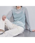 【ユナイテッドアローズ/UNITED ARROWS】のチュール ジャージー カットソー 人気、トレンドファッション・服の通販 founy(ファニー) ファッション Fashion レディースファッション WOMEN トップス・カットソー Tops/Tshirt カットソー Cut and Sewn インナー Inner カットソー Cut And Sew キャミソール Camisole シアー Sheer ジャージー Jersey タンク Tank チュール Tulle バランス Balance thumbnail LT.BLUE|ID: prp329100004400618 ipo3291000000030947220