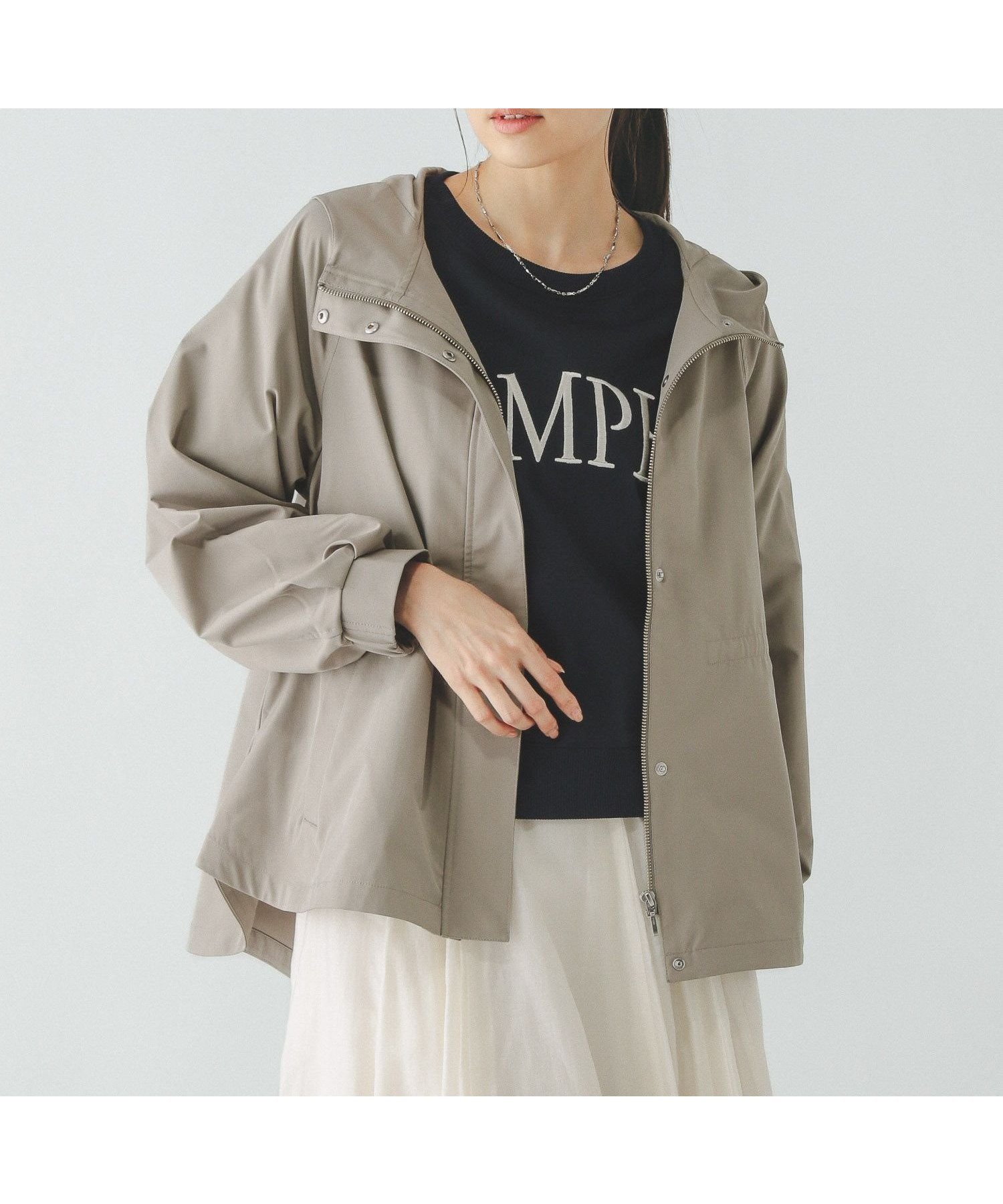 【グローバルワーク/GLOBAL WORK】の撥水軽やかマンパ/243794 インテリア・キッズ・メンズ・レディースファッション・服の通販 founy(ファニー) 　ファッション　Fashion　レディースファッション　Fashion for Women　ブルゾン　Blouson, Bomber Jacket　定番　Standard, Basic Item　春　Spring　グレイッシュカーキ73|ID: prp329100004400679 ipo3291000000032753131