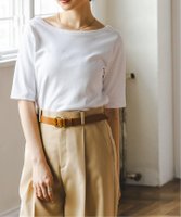 【ノーブル / スピック&スパン/NOBLE / Spick & Span】の《追加》スビンコットンソフトスクエアーネックTシャツ 人気、トレンドファッション・服の通販 founy(ファニー) ファッション Fashion レディースファッション WOMEN トップス・カットソー Tops/Tshirt シャツ/ブラウス Shirts/Blouses ロング / Tシャツ T-Shirts コンパクト Compact ベーシック Basic 再入荷 Restock/Back In Stock/Re Arrival |ID:prp329100004400692
