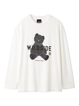 【ジェラート ピケ/gelato pique】 【WILDSIDE】【UNISEX】ベアモチーフロングTシャツ人気、トレンドファッション・服の通販 founy(ファニー) ファッション Fashion レディースファッション WOMEN トップス・カットソー Tops/Tshirt シャツ/ブラウス Shirts/Blouses ロング / Tシャツ T-Shirts ユニセックス Unisex |ID:prp329100004400701