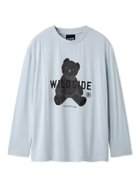 【ジェラート ピケ/gelato pique】の【WILDSIDE】【UNISEX】ベアモチーフロングTシャツ 人気、トレンドファッション・服の通販 founy(ファニー) ファッション Fashion レディースファッション WOMEN トップス・カットソー Tops/Tshirt シャツ/ブラウス Shirts/Blouses ロング / Tシャツ T-Shirts ユニセックス Unisex thumbnail MNT[021]|ID: prp329100004400701 ipo3291000000030752896