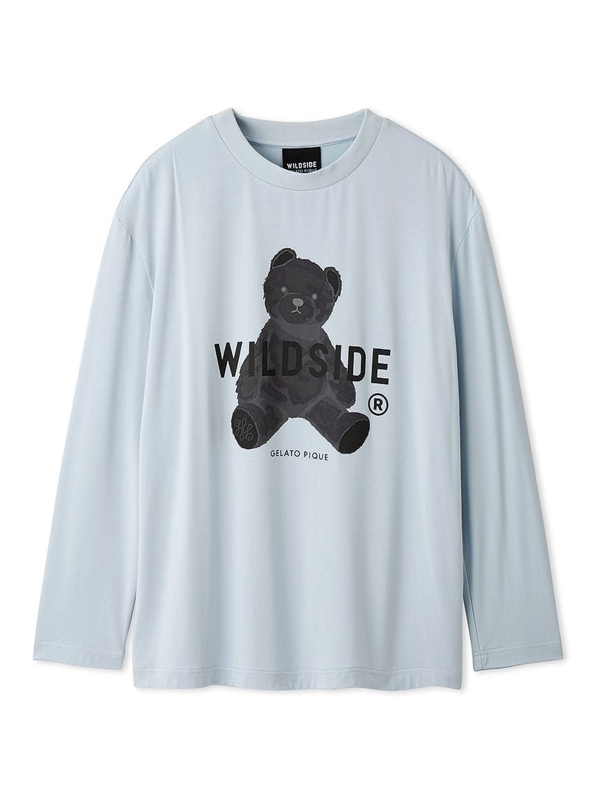 【ジェラート ピケ/gelato pique】の【WILDSIDE】【UNISEX】ベアモチーフロングTシャツ インテリア・キッズ・メンズ・レディースファッション・服の通販 founy(ファニー) 　ファッション　Fashion　レディースファッション　WOMEN　トップス・カットソー　Tops/Tshirt　シャツ/ブラウス　Shirts/Blouses　ロング / Tシャツ　T-Shirts　ユニセックス　Unisex　MNT[021]|ID: prp329100004400701 ipo3291000000030752896