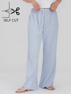 【コカ/COCA】のジョーゼットリブパンツ Lt.blue|ID: prp329100004401245 ipo3291000000030895626