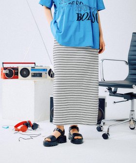 【レプシィム ローリーズファーム/LEPSIM LOWRYS FARM】のワッフルナロースカート 人気、トレンドファッション・服の通販 founy(ファニー) ファッション Fashion レディースファッション WOMEN スカート Skirt おすすめ Recommend デニム Denim ワッフル Waffle 人気 Popularity 夏 Summer 春 Spring S/S・春夏 Ss・Spring/Summer |ID:prp329100004401334