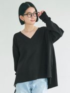 【コカ/COCA】のポリエステルウーリーVネックニット 人気、トレンドファッション・服の通販 founy(ファニー) ファッション Fashion レディースファッション WOMEN トップス・カットソー Tops/Tshirt ニット Knit Tops Vネック V-Neck ポケット Pocket thumbnail Black|ID: prp329100004401590 ipo3291000000030756700