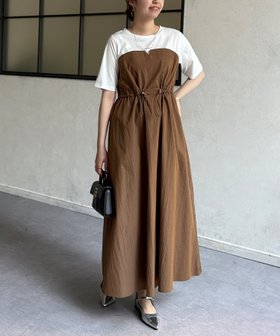 【シェトワ/Chez toi】のビスチェ見えドッキングワンピース 人気、トレンドファッション・服の通販 founy(ファニー) ファッション Fashion レディースファッション WOMEN ワンピース Dress カットソー Cut And Sew シンプル Simple ジャケット Jacket ストライプ Stripe ドッキング Docking ビスチェ Bustier ベスト Vest リネン Linen リラックス Relax プチプライス・低価格 Affordable おすすめ Recommend エレガント 上品 Elegant |ID:prp329100004401718