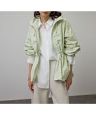 【サロン アダム エ ロペ/SALON adam et rope'】の【WEB限定】2WAYリップストップフードブルゾン/スタンドカラーマウンテンパーカー 軽量 グリーン系(35)|ID: prp329100004401897 ipo3291000000033647611