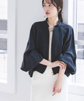 【ノーブル / スピック&スパン/NOBLE / Spick & Span】のリンクルタフタオーバーブルゾン 人気、トレンドファッション・服の通販 founy(ファニー) ファッション Fashion レディースファッション WOMEN アウター Coat Outerwear ブルゾン Blouson/Jackets コンパクト Compact ショート Short ジップ Zip タフタ Taffeta バランス Balance フェミニン Feminine フロント Front ヴィンテージ Vintage |ID:prp329100004402036