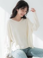 【コカ/COCA】のVネックドルマンニットトップス 人気、トレンドファッション・服の通販 founy(ファニー) ファッション Fashion レディースファッション WOMEN トップス・カットソー Tops/Tshirt ニット Knit Tops Vネック V-Neck ボーダー Border ポケット Pocket thumbnail Ivory|ID: prp329100004402147 ipo3291000000030758877