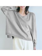 【コカ/COCA】のVネックドルマンニットトップス 人気、トレンドファッション・服の通販 founy(ファニー) ファッション Fashion レディースファッション WOMEN トップス・カットソー Tops/Tshirt ニット Knit Tops Vネック V-Neck ボーダー Border ポケット Pocket thumbnail Gray|ID: prp329100004402147 ipo3291000000030758879