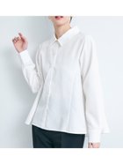 【コカ/COCA】のポリエステルポプリンAラインシャツ 人気、トレンドファッション・服の通販 founy(ファニー) ファッション Fashion レディースファッション WOMEN トップス・カットソー Tops/Tshirt シャツ/ブラウス Shirts/Blouses ポケット Pocket thumbnail White|ID: prp329100004402154 ipo3291000000030758905