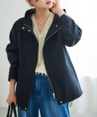 【ルクールブラン/le.coeur blanc】のツイルストレッチフードブルゾン ネイビー|ID: prp329100004402302 ipo3291000000031765176