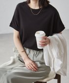 【ラナン/Ranan】の綿100%ひんやりUVカットプチハイネックカットソー 人気、トレンドファッション・服の通販 founy(ファニー) ファッション Fashion レディースファッション Fashion for Women トップス・カットソー Cut & Sew Tops カットソー・ベーシックTシャツ Cut-and-Sewn Tops / Stretch Tees & Basics おすすめ Recommended / Our Picks スリット Slit, Slit Detail スリーブ Sleeve, Long Sleeve / Short Sleeve デニム Denim, Jeans Material ハイネック High Neck, Mock Neck フラット Flat, Flat Shoes フレンチ French, French Style ベーシック Basic, Essential モックネック Mock Neck, Short Turtleneck ラウンド Round, Round Neck 人気 Popular, Best Seller 夏 Summer 長袖 Long Sleeve, Full Sleeve thumbnail ブラック|ID: prp329100004403186 ipo3291000000034477146