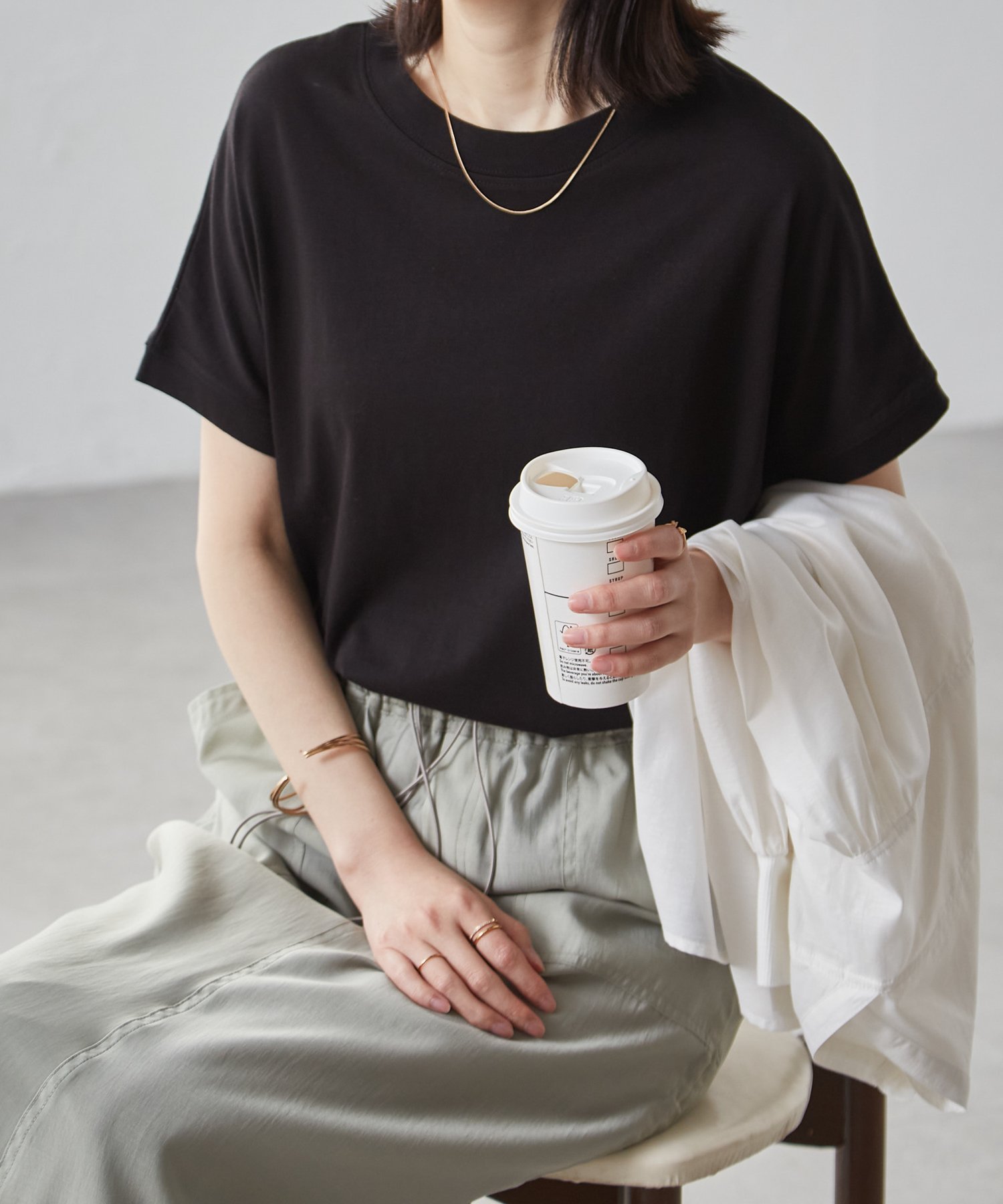 【ラナン/Ranan】の綿100%ひんやりUVカットプチハイネックカットソー インテリア・キッズ・メンズ・レディースファッション・服の通販 founy(ファニー) ファッション Fashion レディースファッション Fashion for Women トップス・カットソー Cut & Sew Tops カットソー・ベーシックTシャツ Cut-and-Sewn Tops / Stretch Tees & Basics おすすめ Recommended / Our Picks スリット Slit, Slit Detail スリーブ Sleeve, Long Sleeve / Short Sleeve デニム Denim, Jeans Material ハイネック High Neck, Mock Neck フラット Flat, Flat Shoes フレンチ French, French Style ベーシック Basic, Essential モックネック Mock Neck, Short Turtleneck ラウンド Round, Round Neck 人気 Popular, Best Seller 夏 Summer 長袖 Long Sleeve, Full Sleeve ブラック|ID: prp329100004403186 ipo3291000000034477146