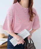 【ディスコート/Discoat】の【WEB限定】≪19色展開≫リブメローフレア5分袖 レッド|ID: prp329100004404010 ipo3291000000031625913