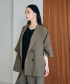 【レプシィム ローリーズファーム/LEPSIM LOWRYS FARM】の《リネンライクドライシリーズ》ルーズW5分袖ジャケット 人気、トレンドファッション・服の通販 founy(ファニー) ファッション Fashion レディースファッション Fashion for Women アウター Coat / Outerwear Collection レディースジャケット・軽アウター Jackets おすすめ Recommended / Our Picks ジャケット Jacket, Outerwear セットアップ Set-Up, Coordinated Outfit タンク Tank Top, Sleeveless Top リネン Linen, Linen Fabric ルーズ Loose, Oversized thumbnail ブラウン58|ID: prp329100004404034 ipo3291000000033501010