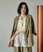 【レプシィム ローリーズファーム/LEPSIM LOWRYS FARM】の《リネンライクドライシリーズ》ルーズW5分袖ジャケット 人気、トレンドファッション・服の通販 founy(ファニー) ファッション Fashion レディースファッション Fashion for Women アウター Coat / Outerwear Collection レディースジャケット・軽アウター Jackets おすすめ Recommended / Our Picks ジャケット Jacket, Outerwear セットアップ Set-Up, Coordinated Outfit タンク Tank Top, Sleeveless Top リネン Linen, Linen Fabric ルーズ Loose, Oversized thumbnail カーキ79|ID: prp329100004404034 ipo3291000000033501011