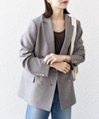 【シップス フォー ウィメン/SHIPS】のSHIPS any 洗濯機可能 アイビー ブレザー ダブル ジャケット グレー|ID: prp329100004404501 ipo3291000000031991155