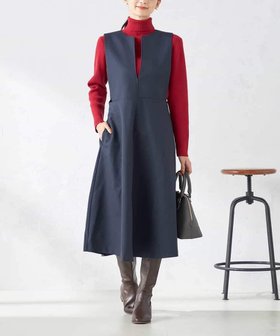 【アー ヴェー ヴェー/a.v.v】の【洗える】スリットネックジャンスカ 人気、トレンドファッション・服の通販 founy(ファニー) ファッション Fashion レディースファッション WOMEN インナー Inner 洗える Washable スリット Slit ベーシック Basic 再入荷 Restock/Back In Stock/Re Arrival おすすめ Recommend エレガント 上品 Elegant |ID:prp329100004404508