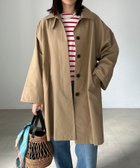 【ドゥ アルシーヴ/Doux archives】のステンカラーコート 人気、トレンドファッション・服の通販 founy(ファニー) ファッション Fashion レディースファッション WOMEN アウター Coat Outerwear コート Coats おすすめ Recommend スタンド Stand トレンド Trend ミドル Middle ルーズ Loose 定番 Standard 春 Spring thumbnail BEIGE|ID: prp329100004404650 ipo3291000000030955968