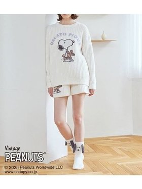 【ジェラート ピケ/gelato pique】の【PEANUTS】【ONLINE限定】SNOOPY×BEAR ジャガードプルオーバー ショートパンツセット 人気、トレンドファッション・服の通販 founy(ファニー) ファッション Fashion レディースファッション WOMEN パンツ Pants ハーフ / ショートパンツ Short Pants ショート Short |ID:prp329100004404881