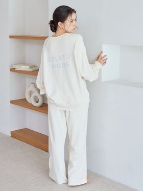 【ジェラート ピケ/gelato pique】 ロゴ裏毛ロングパンツ人気、トレンドファッション・服の通販 founy(ファニー) ファッション Fashion レディースファッション WOMEN パンツ Pants おすすめ Recommend ストレート Straight ポケット Pocket ラベンダー Lavender ロング Long 夏 Summer 春 Spring S/S・春夏 Ss・Spring/Summer |ID:prp329100004404887