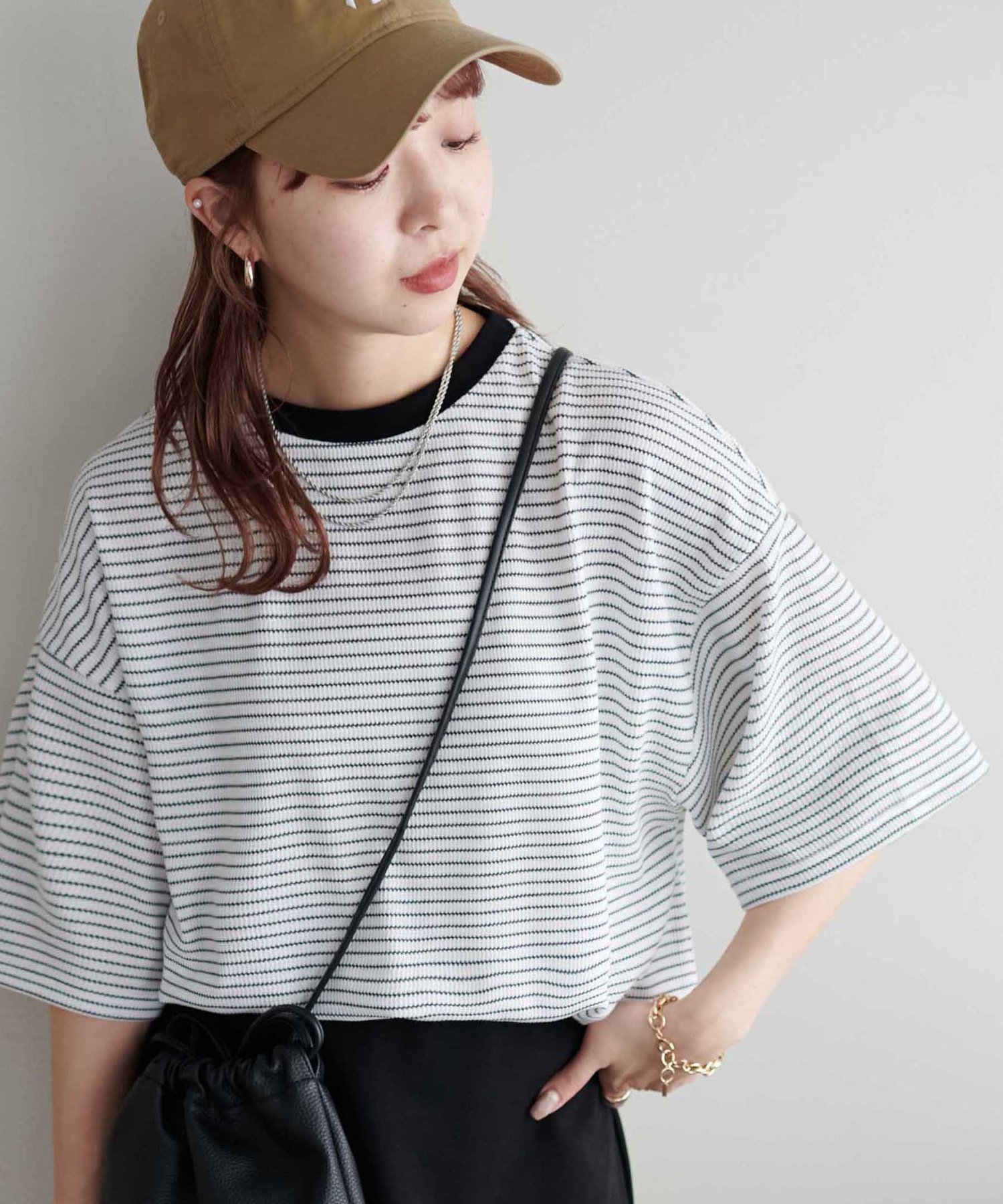 【ディスコート/Discoat】の【24色展開】ワッフル半袖Tシャツ《WEB限定》 インテリア・キッズ・メンズ・レディースファッション・服の通販 founy(ファニー) 　ファッション　Fashion　レディースファッション　Fashion for Women　トップス・カットソー　Cut & Sew Tops　シャツ・ブラウス・オフィスカジュアル　Elegant Blouses & Button-Ups　ロングTシャツ・Tシャツ　Longline T-Shirts & Tees　シンプル　Simple, Minimal　ラウンド　Round, Round Neck　ワッフル　Waffle, Waffle Knit　半袖　Short Sleeve, Half Sleeve　夏　Summer　ホワイトその他1|ID: prp329100004405788 ipo3291000000034287866