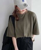 【ディスコート/Discoat】の【24色展開】ワッフル半袖Tシャツ《WEB限定》 グレージュ|ID: prp329100004405788 ipo3291000000034287872
