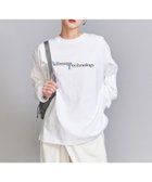 【ビューティ&ユース ユナイテッドアローズ/BEAUTY&YOUTH / UNITED ARROWS】のコットンロゴ ロングスリーブ Tシャツ OFF WHITE|ID: prp329100004405856 ipo3291000000031997926
