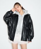 【イング/INGNI】のフェイクレザーBIGブルゾン 人気、トレンドファッション・服の通販 founy(ファニー) ファッション Fashion レディースファッション WOMEN アウター Coat Outerwear ブルゾン Blouson/Jackets おすすめ Recommend キャップ Cap ジャケット Jacket デニム Denim ビッグ Big フェイクレザー Faux Leather ブルゾン Blouson ボトム Bottom ミドル Middle ミニスカート Mini Skirt ロング Long 秋 Autumn/Fall A/W・秋冬 Aw・Autumn/Winter・Fw・Fall-Winter thumbnail クロ|ID: prp329100004406476 ipo3291000000030977716