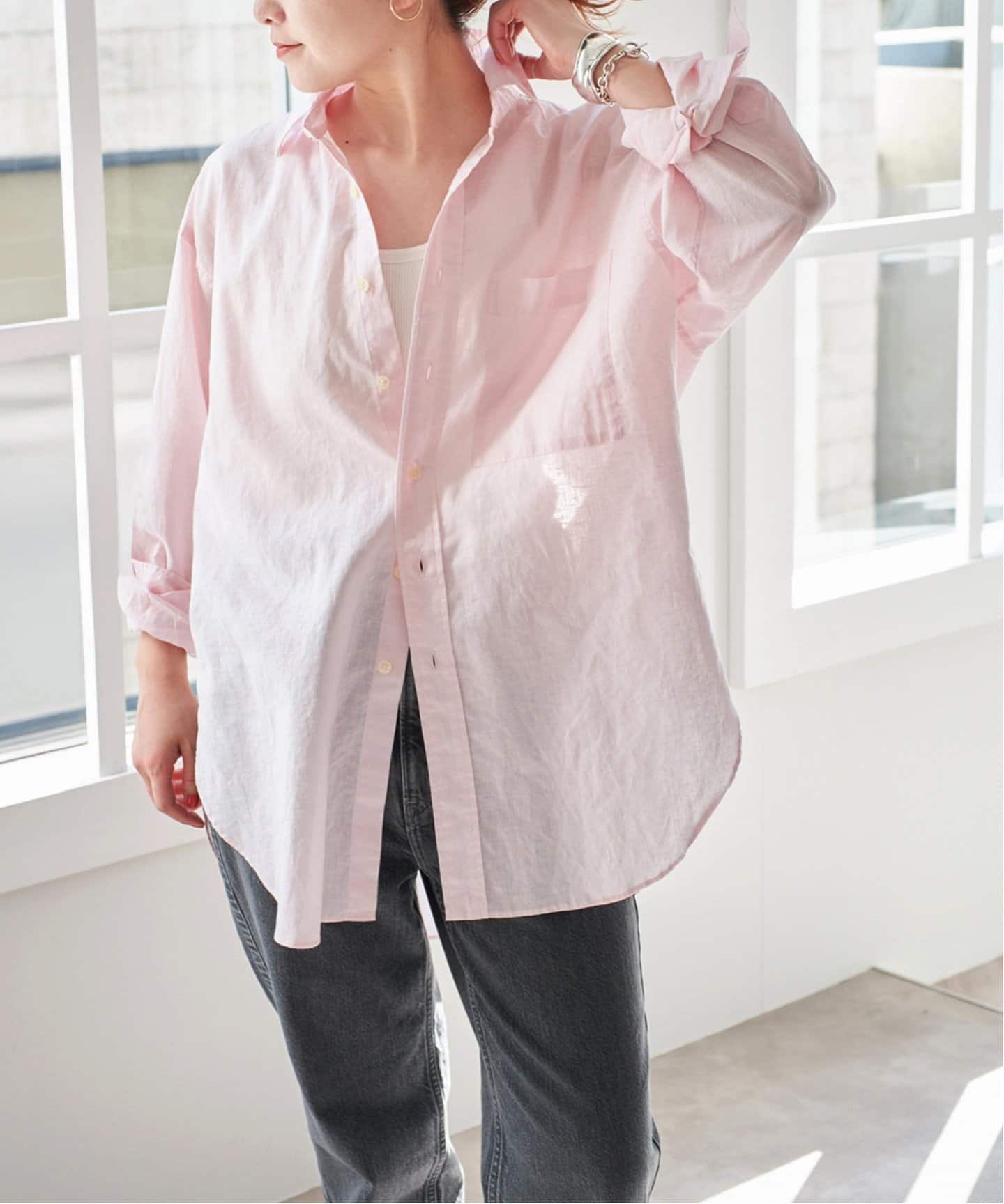 【スピック&スパン/Spick & Span】の《追加》コットンリネンルーズシャツ 人気、トレンドファッション・服の通販 founy(ファニー) 　ファッション　Fashion　レディースファッション　WOMEN　トップス・カットソー　Tops/Tshirt　シャツ/ブラウス　Shirts/Blouses　再入荷　Restock/Back In Stock/Re Arrival　 other-1|ID: prp329100004406477 ipo3291000000031678382