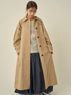 【エミ/emmi】の撥水チェックステンカラーコート 人気、トレンドファッション・服の通販 founy(ファニー) ファッション Fashion レディースファッション WOMEN アウター Coat Outerwear コート Coats スタンド Stand チェック Check デニム Denim ブラウジング Browsing プリント Print ベーシック Basic ポケット Pocket 春 Spring 無地 Plain Color thumbnail BEG[037]|ID: prp329100004406654 ipo3291000000031016180