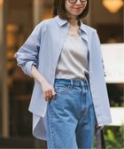 【ノーブル / スピック&スパン/NOBLE / Spick & Span】のエフォートレスコットンオーバーシャツ 人気、トレンドファッション・服の通販 founy(ファニー) ファッション Fashion レディースファッション WOMEN トップス・カットソー Tops/Tshirt シャツ/ブラウス Shirts/Blouses シンプル Simple ベーシック Basic 定番 Standard thumbnail ブルー|ID: prp329100004407638 ipo3291000000031046021