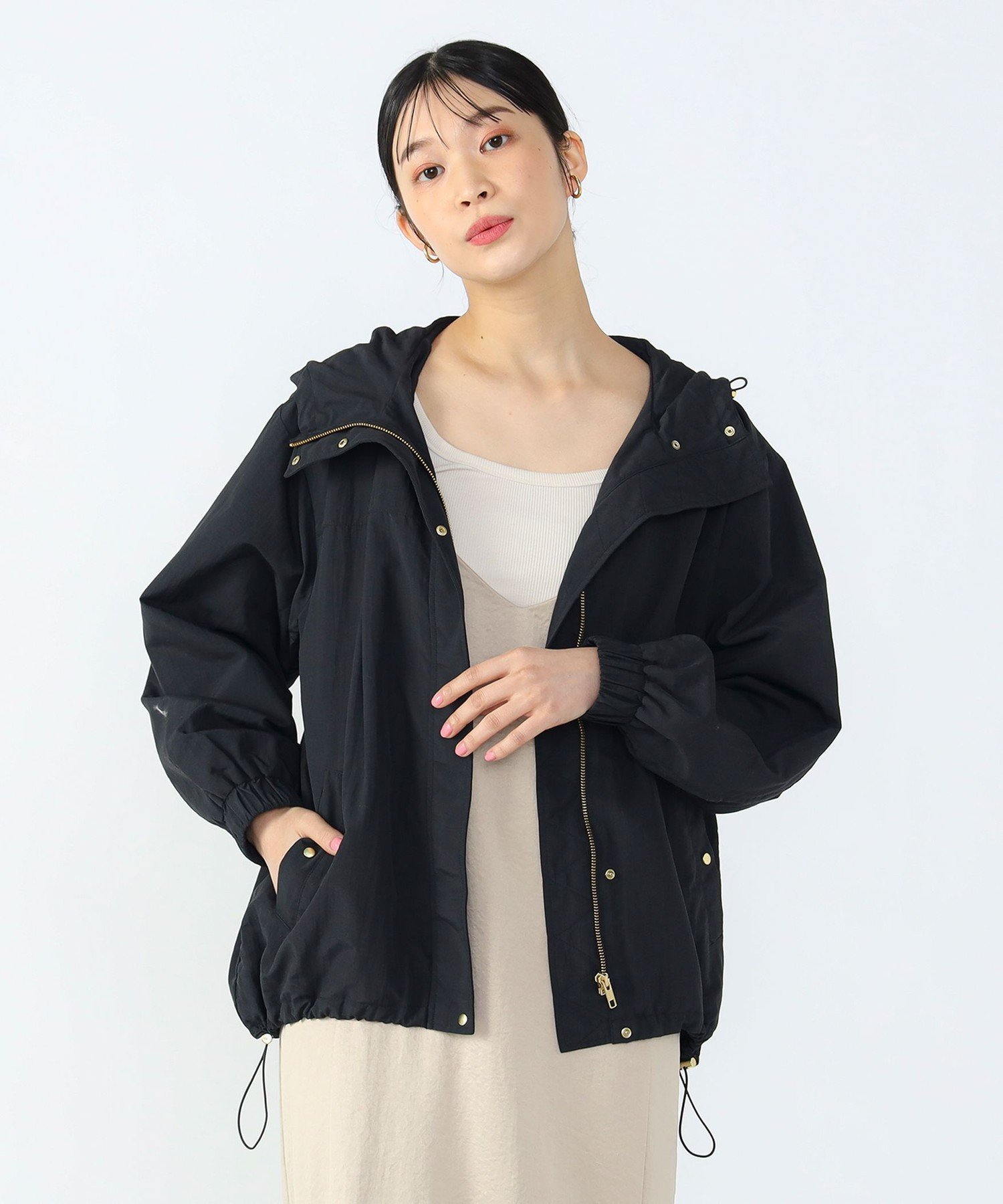 【ビームス ハート/BEAMS HEART】のライトナイロン フーディー ブルゾン(S~M) 人気、トレンドファッション・服の通販 founy(ファニー) 　ファッション　Fashion　レディースファッション　WOMEN　アウター　Coat Outerwear　ブルゾン　Blouson/Jackets　シンプル　Simple　バランス　Balance　フェミニン　Feminine　ブルゾン　Blouson　ベーシック　Basic　 other-1|ID: prp329100004408385 ipo3291000000031026660